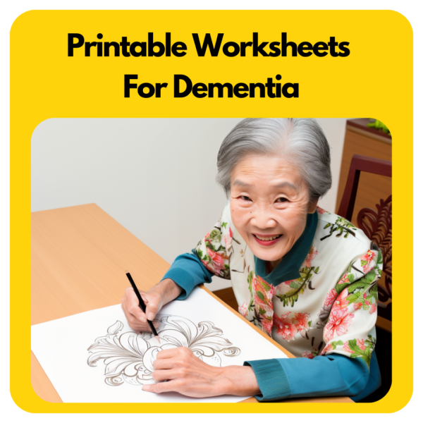 Printable Worksheets For Dementia